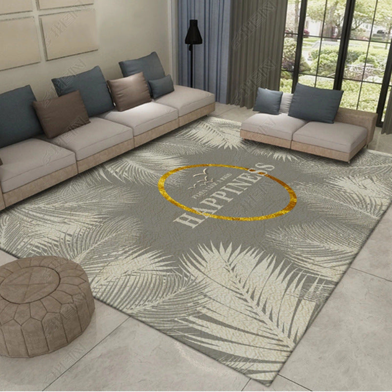Avtoit | Multicolor Asia Indoor Rug Synthetic 3D Pattern Carpet Washable Stain Resistant Nonslip Underlay Rug for Large Room