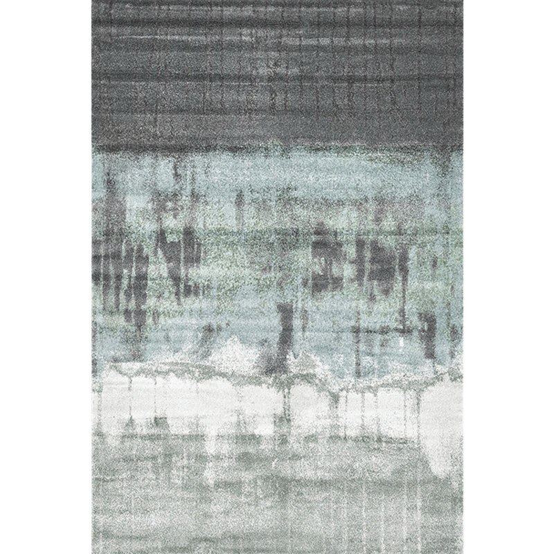 Avtoit | Cyberpunk Abstract Lines Print Rug Multi-Color Polypropylene Rug Stain Resistant Anti-Slip Pet Friendly Carpet for Home