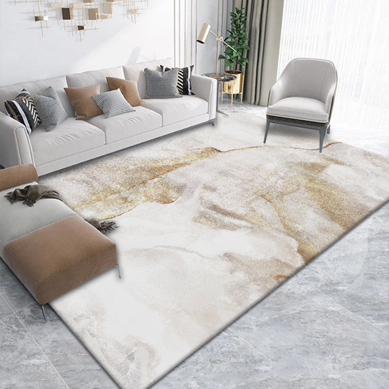 Avtoit | Postmodernism Abstract Area Rug Multi-Color Synthetic Rug Anti-Slip Washable Stain-Resistant Rug for Large Room