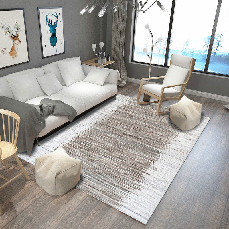 Avtoit | Shabby Chic Multicolor Steampunk Rug Polypropylene Rustic Surfaces Rug Pet Friendly Washable Non-Slip Back Rug for Home