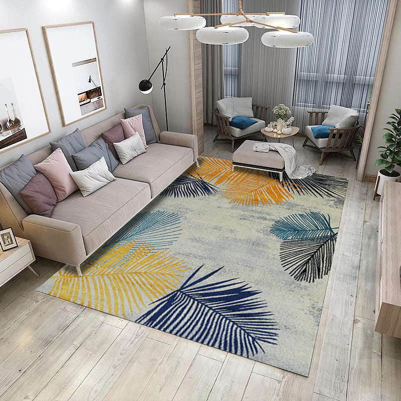 Avtoit | Aesthetics Abstract Area Rug Multicolored Industrial Carpet Synthetic Non-slip Stain Resistant Machine Washable Rug for the Living Room