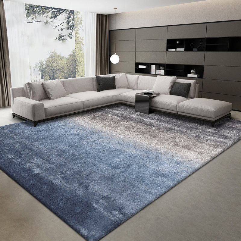 Avtoit | Simplicity Multicolor Ombre Rug Polyester Industrial Rug Non-slip Backing Pet Friendly Stain Resistant Rug for Guest Room