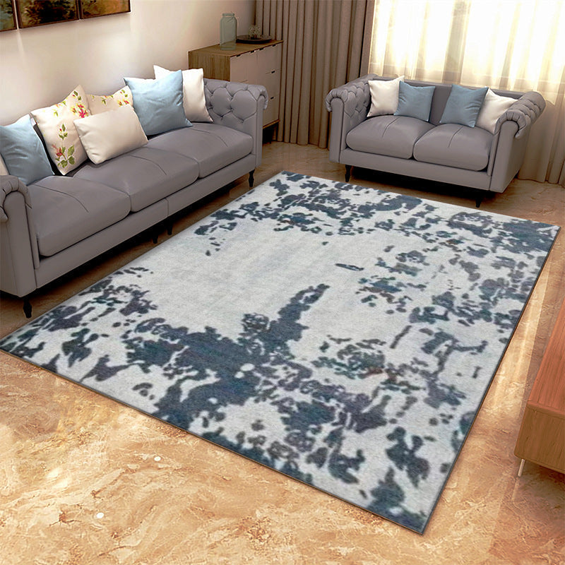 Avtoit | Classic Industrial Design Rug Multicolored Postmodernism Rug Stain Resistant Pet Friendly Non-Slip Rug for Room