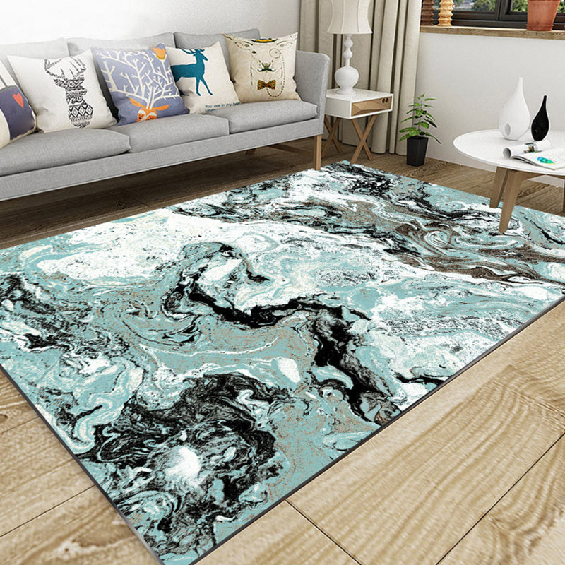 Avtoit | Industrial Style Living Rug Multicolored Expressionism Rug Synthetic Non-slip Pet-friendly Machine washable Rug