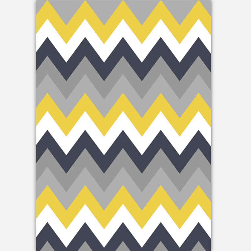 Avtoit | Industrial Style Living Rug Multicolored Expressionism Rug Synthetic Non-slip Pet-friendly Machine washable Rug