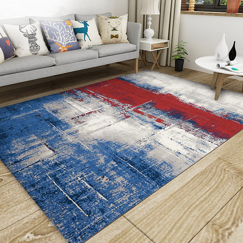 Avtoit | Industrial Style Living Rug Multicolored Expressionism Rug Synthetic Non-slip Pet-friendly Machine washable Rug