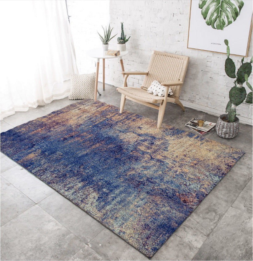 Avtoit | Industrial Style Living Rug Multicolored Expressionism Rug Synthetic Non-slip Pet-friendly Machine washable Rug
