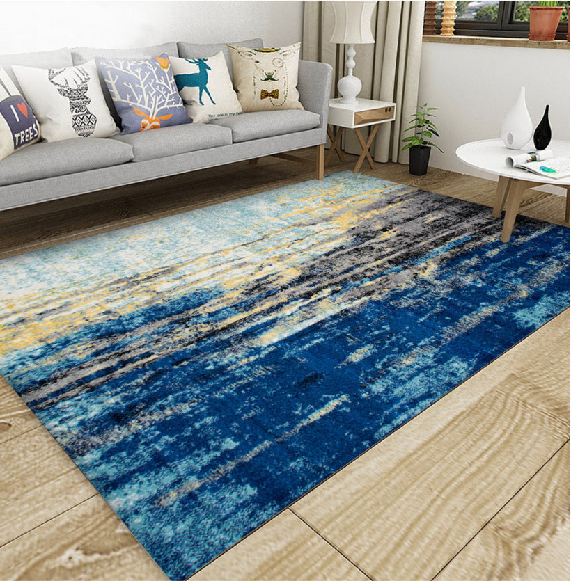 Avtoit | Industrial Style Living Rug Multicolored Expressionism Rug Synthetic Non-slip Pet-friendly Machine washable Rug