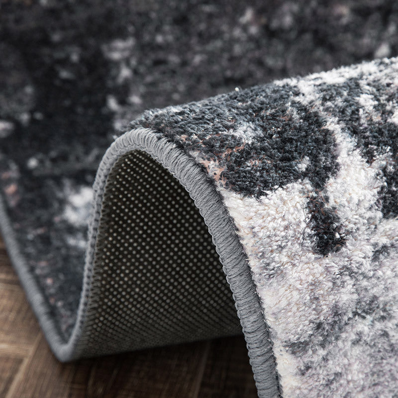 Avtoit | Simple Multicolor Solid Area Rug Polyester Industrial Area Carpet Washable Non-slip Stain Resistant Rug for Large Room