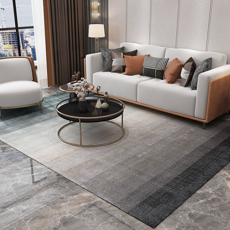Avtoit | Simple Multicolor Solid Area Rug Polyester Industrial Area Carpet Washable Non-slip Stain Resistant Rug for Large Room