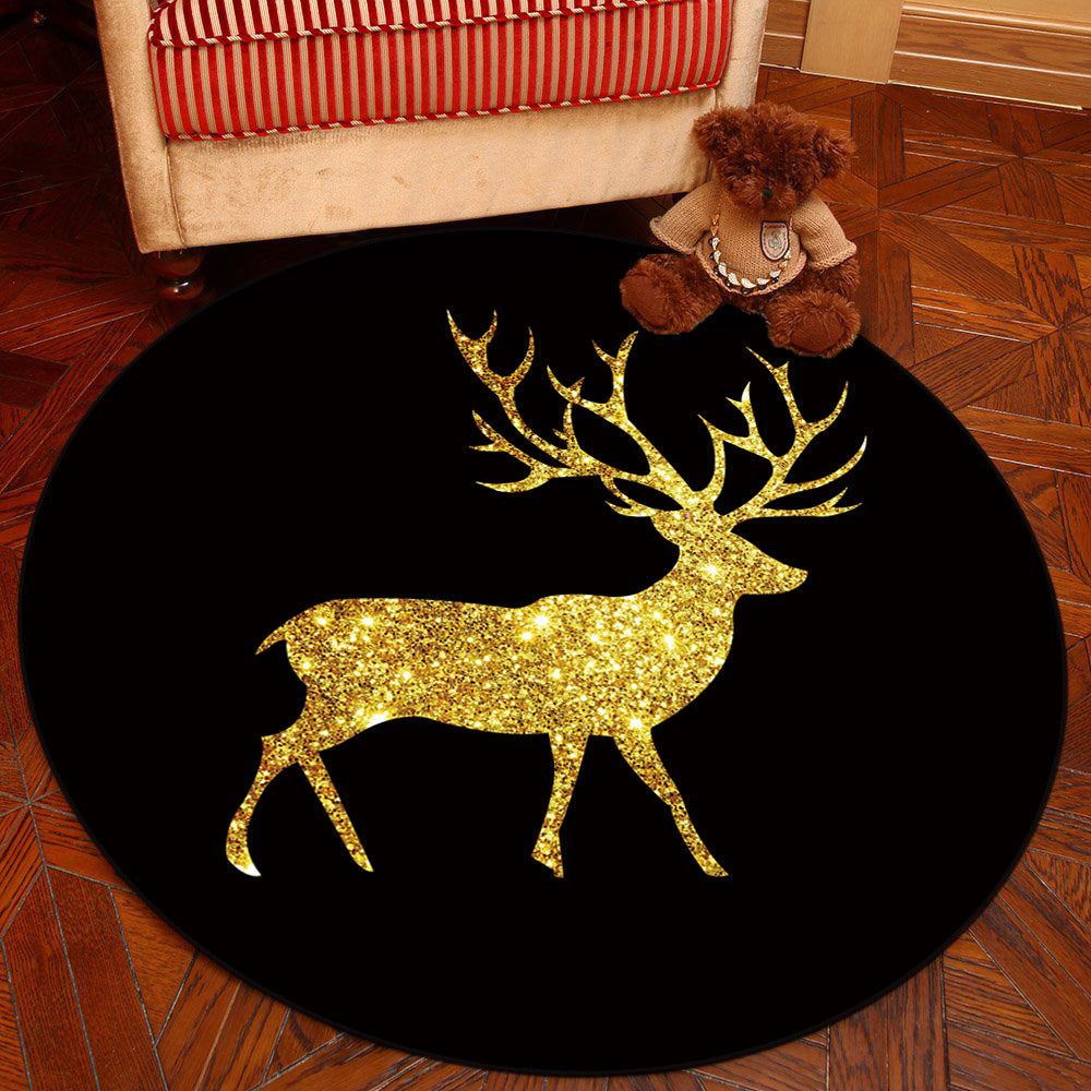 Avtoit | Novelty Geometry Animal Patterned Rug Multi-Colored Synthetics Rug Machine Washable Non-Slip Backing Stain Resistant Carpet for Room