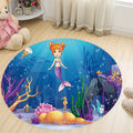 Avtoit | Vivid 3D Print Area Rug Multicolor Contemporary Rug Synthetic Pet Friendly Non-Slip Washable Rug for Bedroom