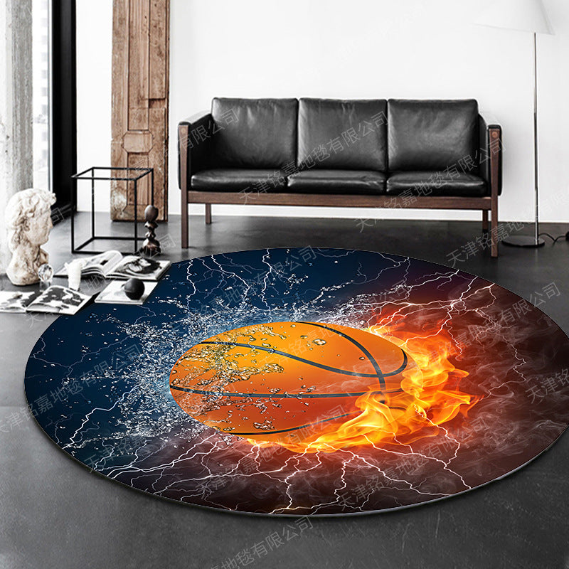 Avtoit | Modern 3D Anime Pattern Carpet Multicolored Polypropylene Carpet Non-Slip Back Machine Washable Pet-Friendly Carpet for the Children's Room