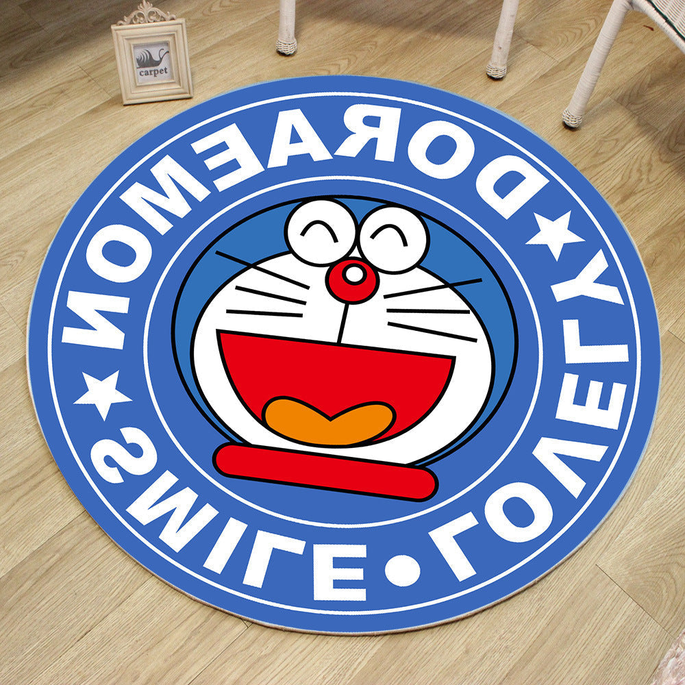 Avtoit | Unique 3D Cartoon Rug Multi Color Novelty Rug Polypropylene Non-Slip Back Stain Resistant Washable Rug for Bedroom