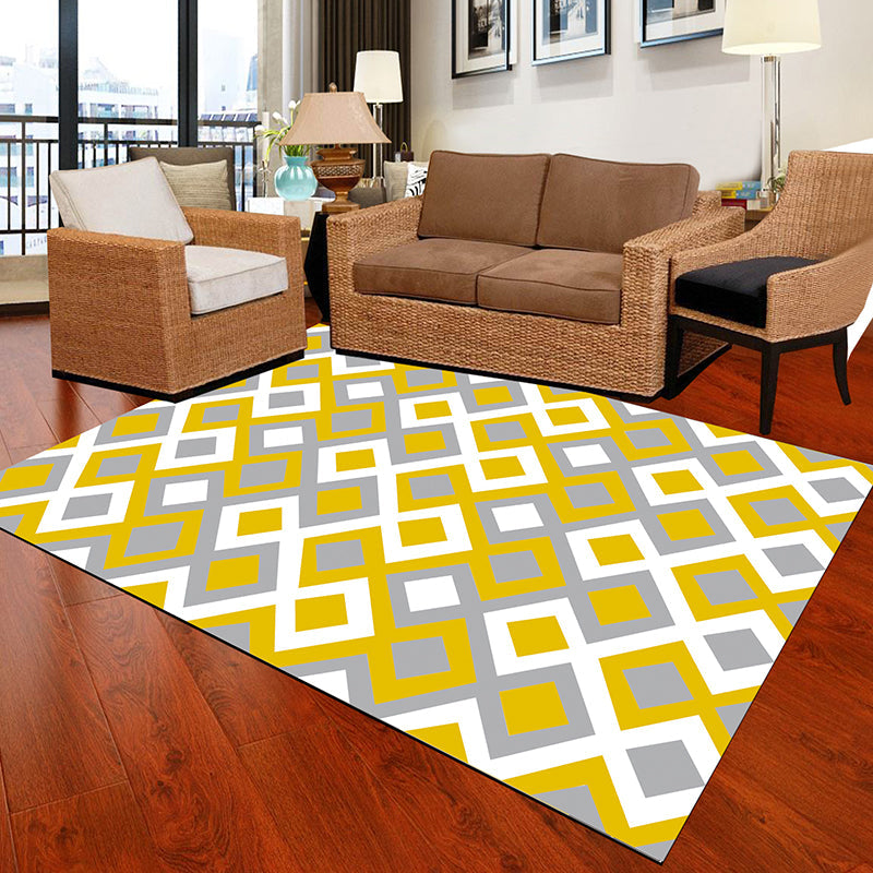 Avtoit | Black and White Novelty Rug Polypropylene Optical Illusions Geometric Carpet Stain Resistant Pet Friendly Non Slip Rug for Home