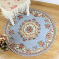 Avtoit | Victorian style Jacquard carpet Multicolored cotton rug pet-friendly non-slip back rug for dining room