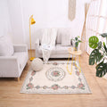 Avtoit | Victorian floral structure carpet Multicolor Synthetic carpet Washable Non-slip Stain-resistant carpet for bedroom