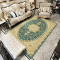 Avtoit | Glam Floral Swirls Rug Multicolor Victorian Rug Synthetic Pet Friendly Non-Slip Stain Resistant Carpet for Home