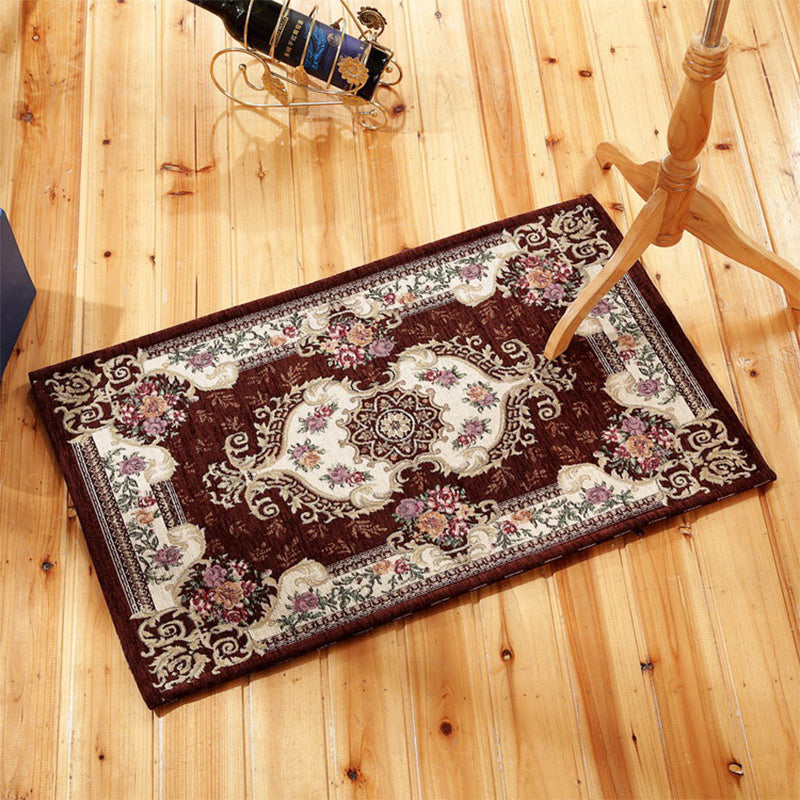 Avtoit | Classic Victoria area rug Multicolor flower carpet Pet-friendly Washable Non-slip backing Door mat