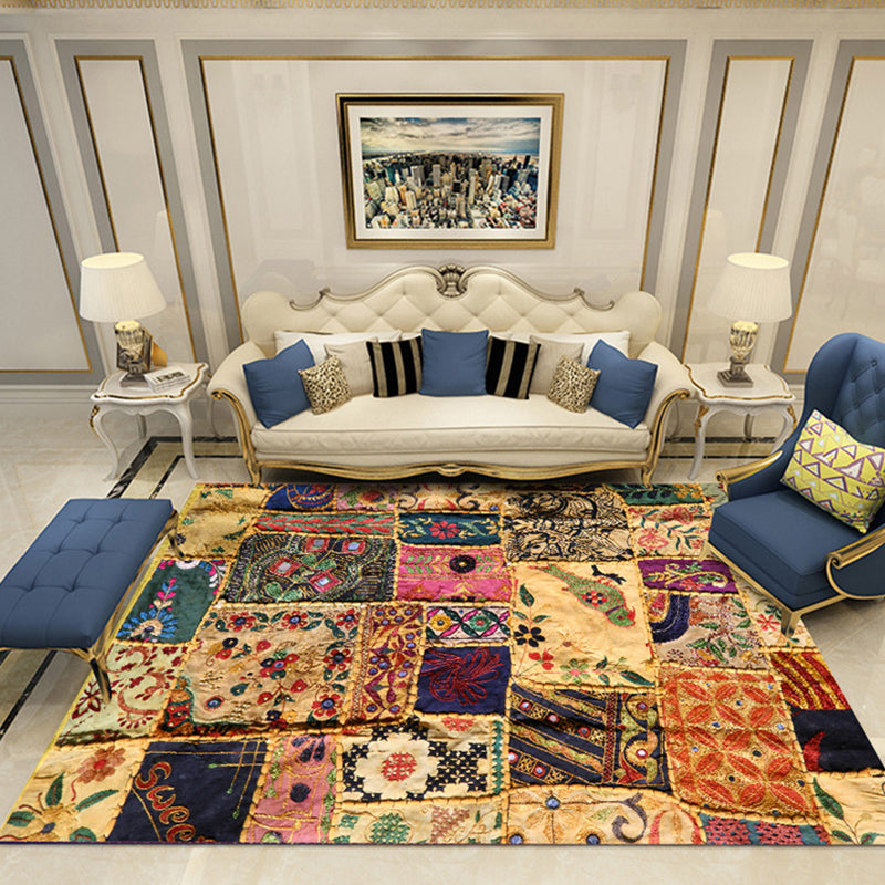 Avtoit | Nostalgia Chamber Rug Multicolored Jacquard Rug Synthetic Pet Friendly Non-Slip Back Machine Washable Rug