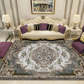 Avtoit | Grandeur Multicolored Victorian Carpet Polyester Floral Pattern Carpet Pet Friendly Washable Non-Slip Carpet for Living Room