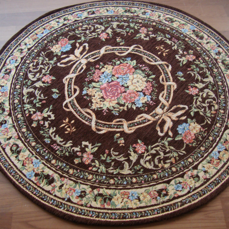 Avtoit | Olden Multi-Colored Victoria Carpet Polypropylene Floral Carpet Non-Slip Back Stain Resistant Pet-Friendly Carpet for Bedroom