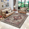 Avtoit | Classic multicolored Persian carpet polypropylene floral carpet washable stain resistant non-slip carpet for guest room