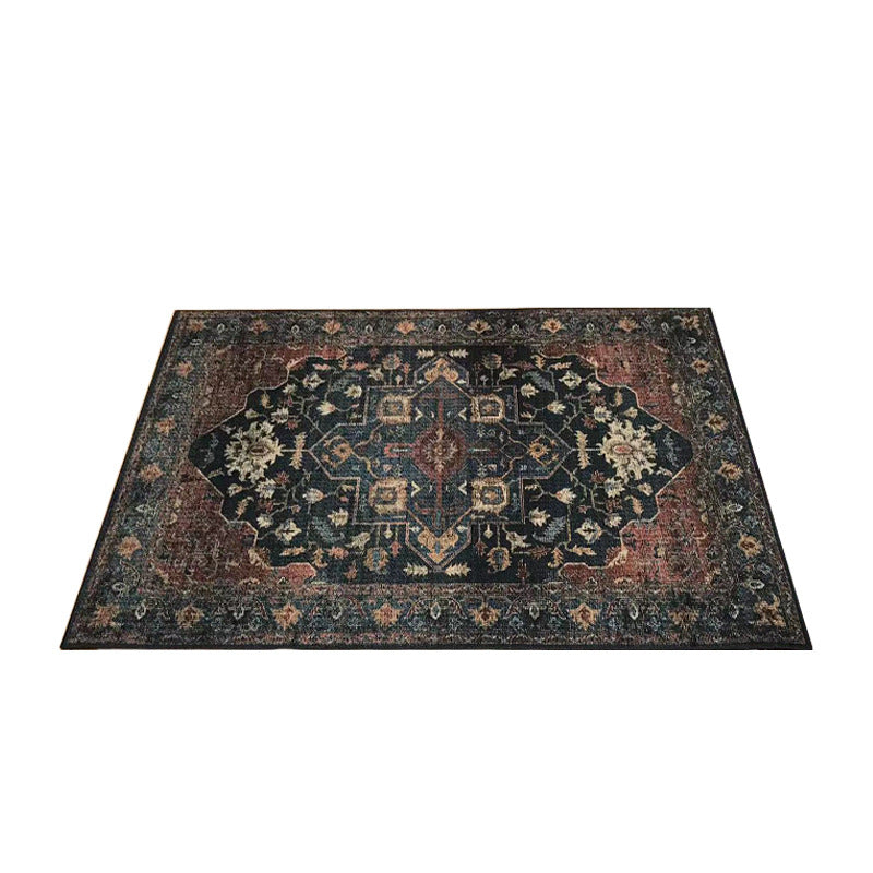Avtoit | Classic multicolored Persian carpet polypropylene floral carpet washable stain resistant non-slip carpet for guest room