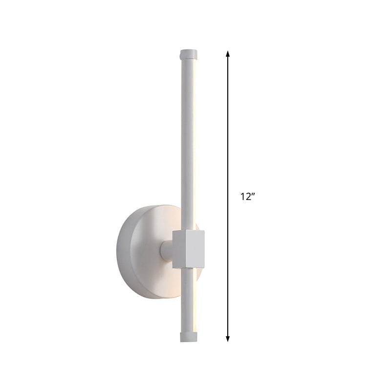 Avtoit | Acrylic Wall Light Bar Simple LED Black/White Wall Mounted Lamp with Rotatable Design in Warm/White Light