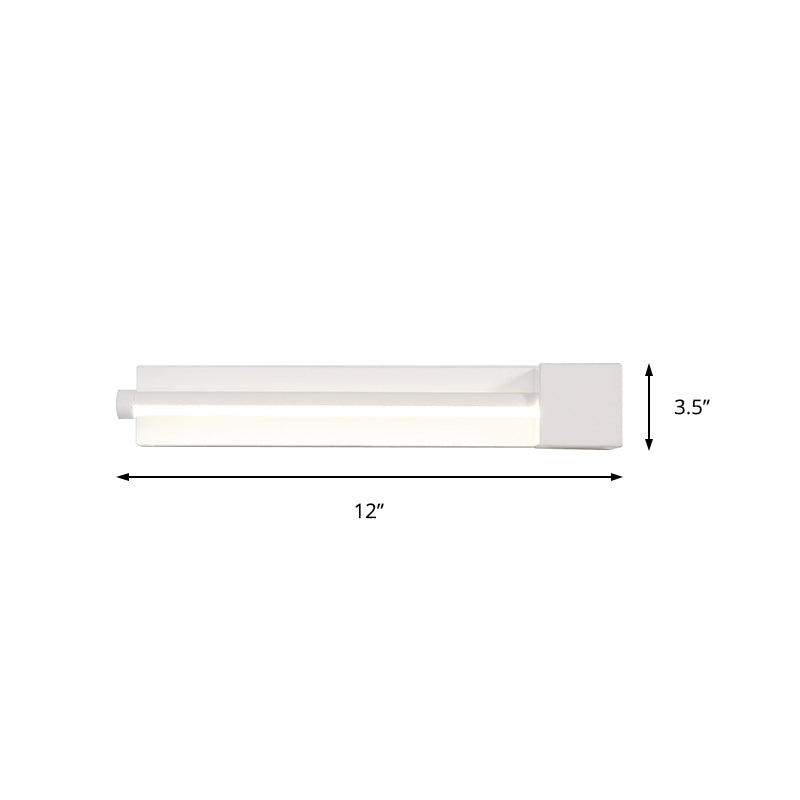 Avtoit | Adjustable acrylic-colored linear wall lamp Simplicity LED Black/White Wall-mounted light, Warm/White light