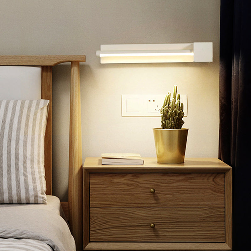 Avtoit | Adjustable acrylic-colored linear wall lamp Simplicity LED Black/White Wall-mounted light, Warm/White light