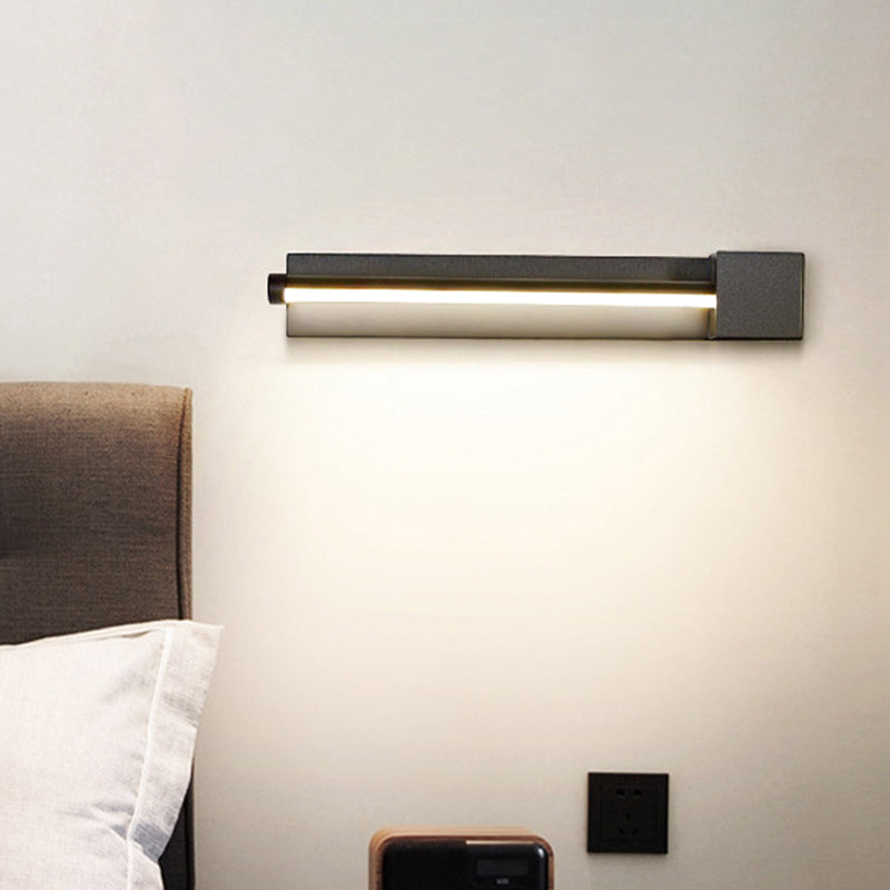 Avtoit | Adjustable acrylic-colored linear wall lamp Simplicity LED Black/White Wall-mounted light, Warm/White light