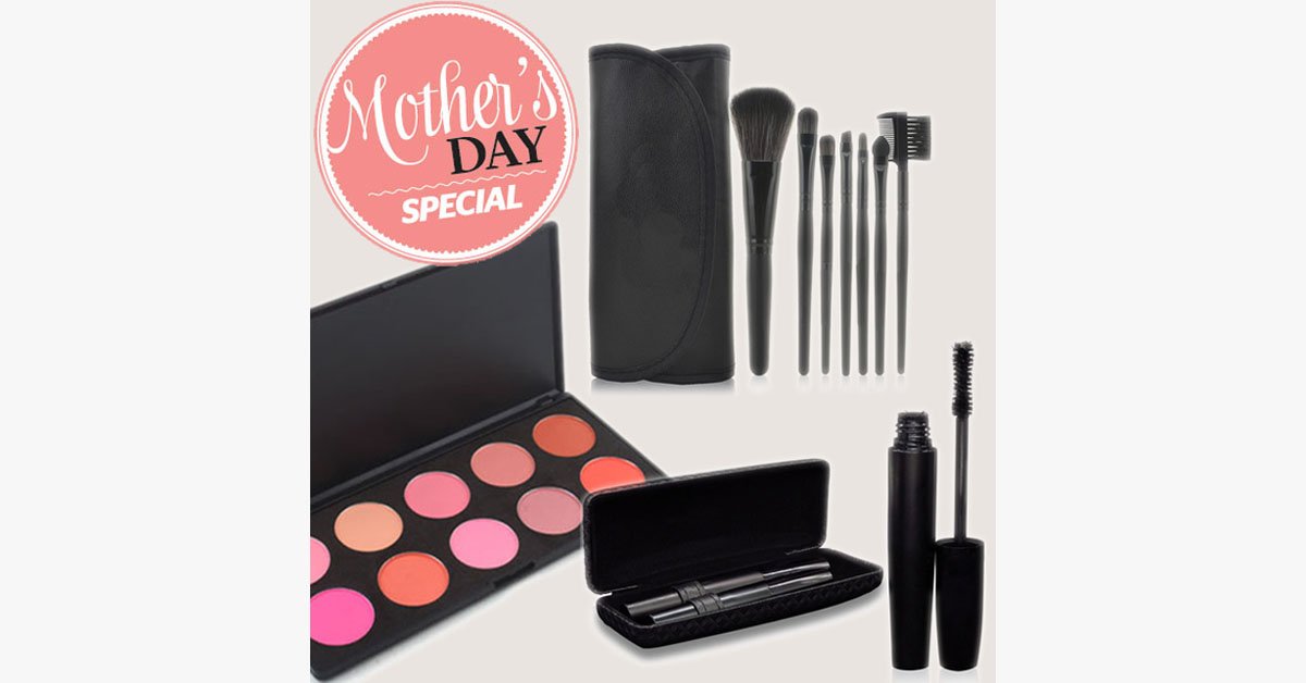Avtoit | Mother's Day Pampering Package with Make-up and Brushes