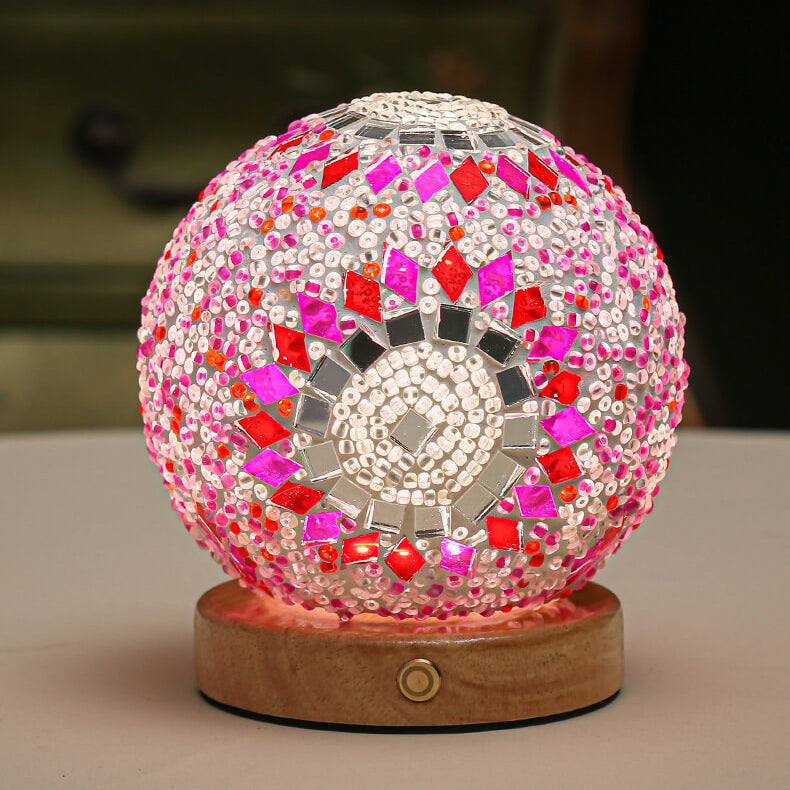 Avtoit | BohoGlow – Modern Bohemian Table Lamp with USB Charging