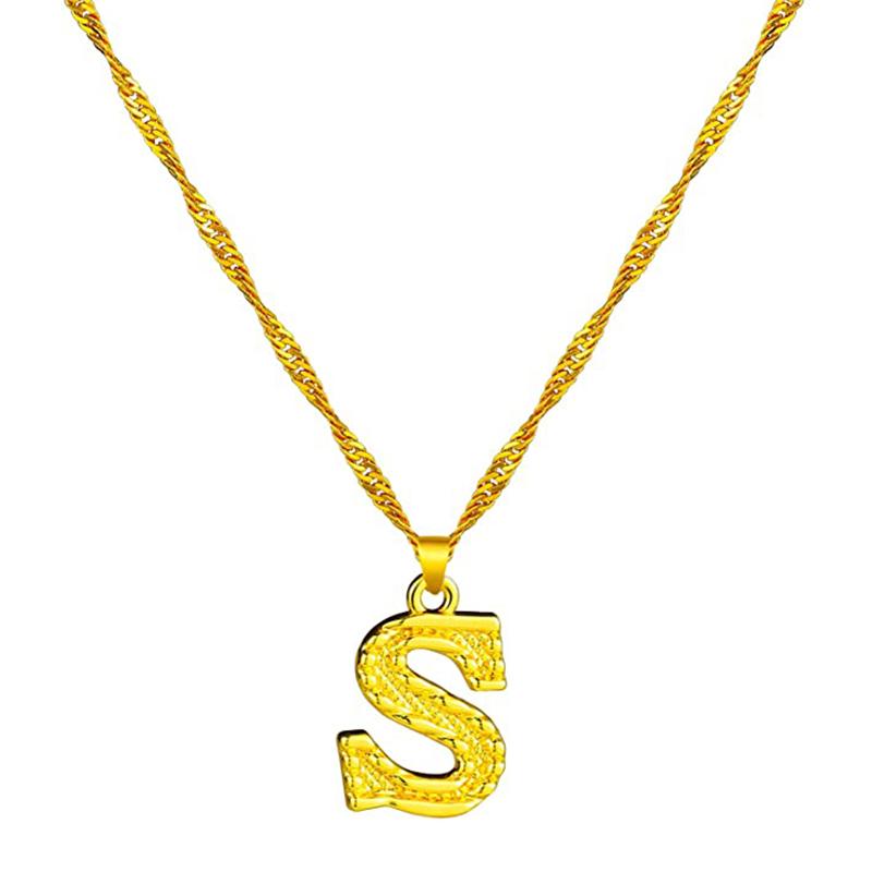 Avtoit | 18K gold-plated initial letter necklace