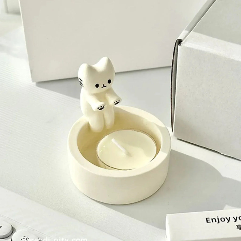Avtoit | Cute Cat Candle Holders