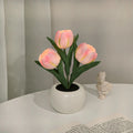 Avtoit | LED Tulip Nightstand Lamp Flower Table Lamp