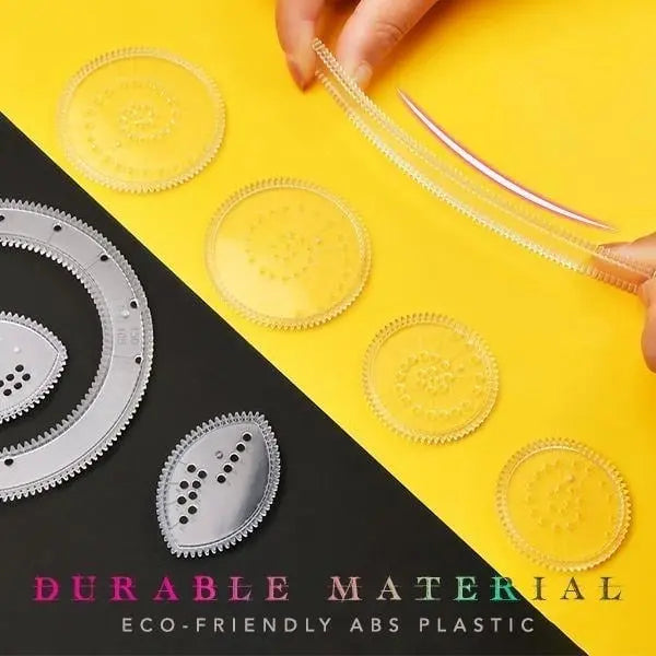 Avtoit | 22-piece Spiral Ruler Set – Creative Drawing with System