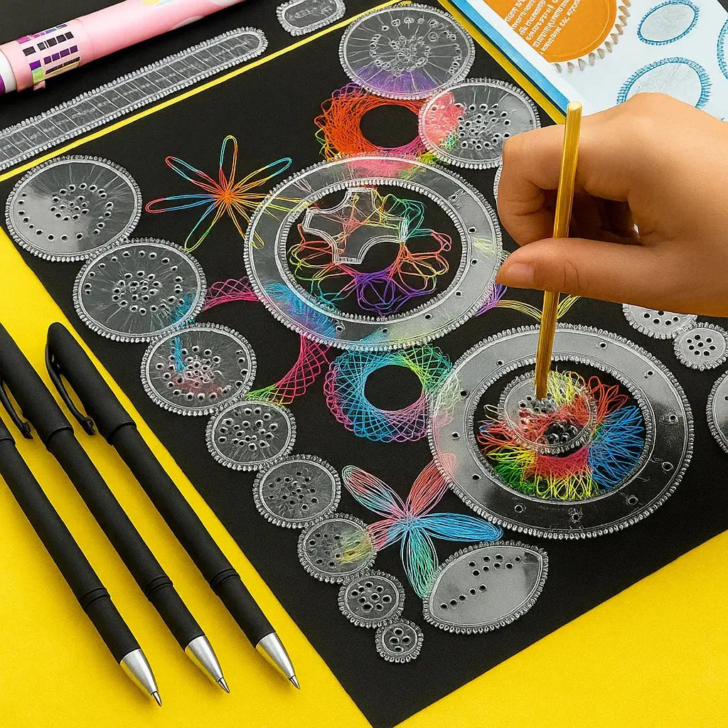 Avtoit | 22-piece Spiral Ruler Set – Creative Drawing with System