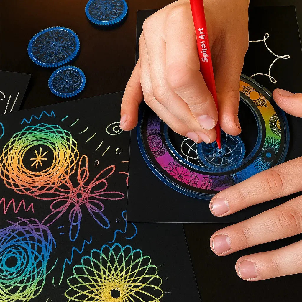 Avtoit | 22-piece Spiral Ruler Set – Creative Drawing with System