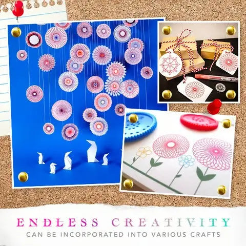 Avtoit | 22-piece Spiral Ruler Set – Creative Drawing with System