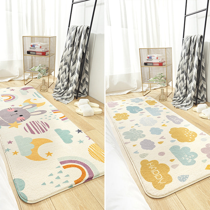 Avtoit | Colorful beautiful carpet polypropylene cartoon animal pattern rug non-slip washable area rug for children's bedroom