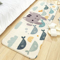 Avtoit | Colorful beautiful carpet polypropylene cartoon animal pattern rug non-slip washable area rug for children's bedroom