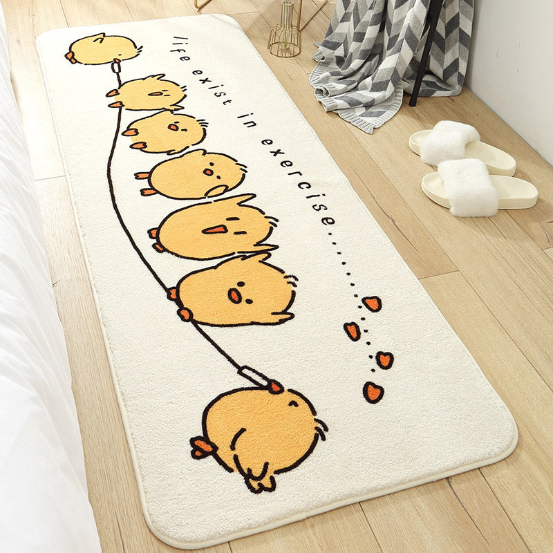 Avtoit | Colorful beautiful carpet polypropylene cartoon animal pattern rug non-slip washable area rug for children's bedroom