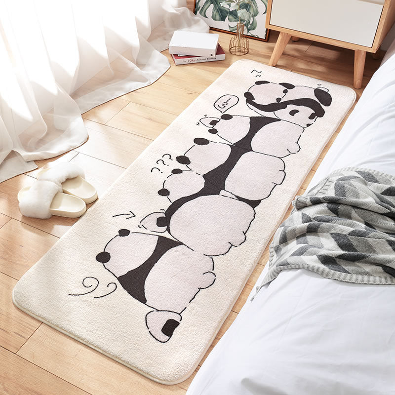 Avtoit | Colorful beautiful carpet polypropylene cartoon animal pattern rug non-slip washable area rug for children's bedroom