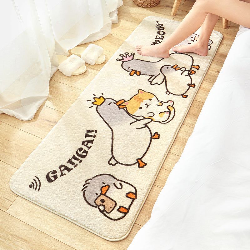 Avtoit | Colorful beautiful carpet polypropylene cartoon animal pattern rug non-slip washable area rug for children's bedroom