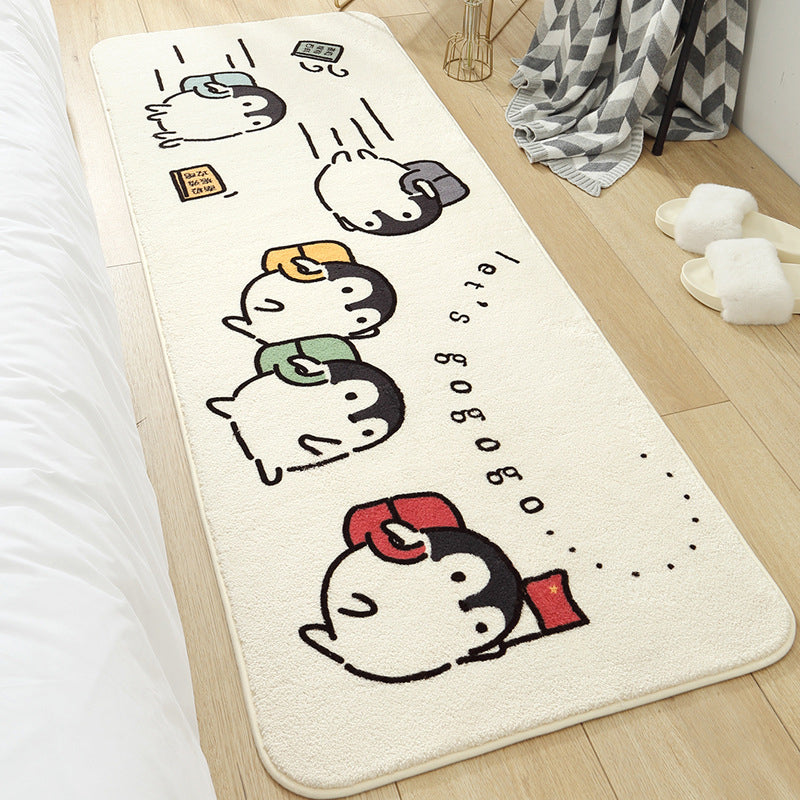 Avtoit | Colorful beautiful carpet polypropylene cartoon animal pattern rug non-slip washable area rug for children's bedroom
