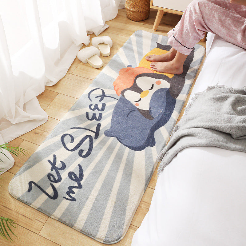 Avtoit | Relaxing Children's Room Carpet Colorful Cartoon Animal Printed Carpet Polypropylene Non-Slip Pet-Friendly Carpet