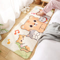 Avtoit | Relaxing Children's Room Carpet Colorful Cartoon Animal Printed Carpet Polypropylene Non-Slip Pet-Friendly Carpet