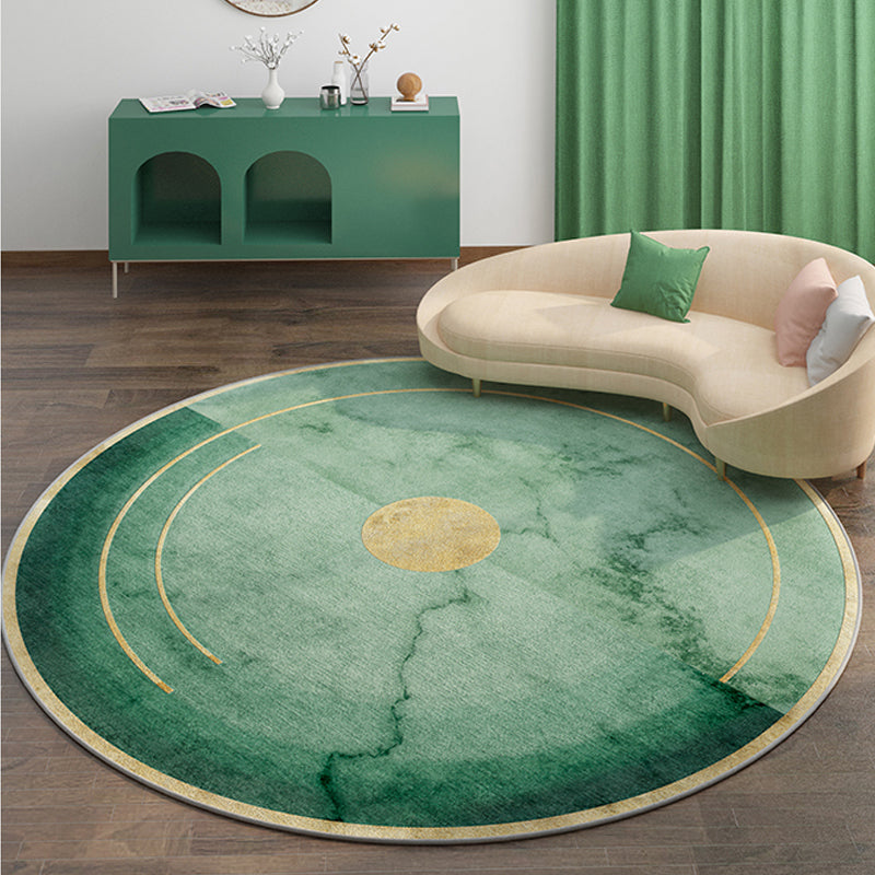 Avtoit | Casual Minimalist Area Rug Multi-color Geometric Pattern Carpet Anti-slip Backing Carpet for Bedroom